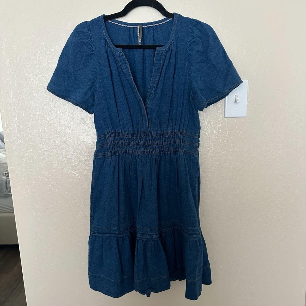 Anthropologie the Somerset mini dress: denim edition